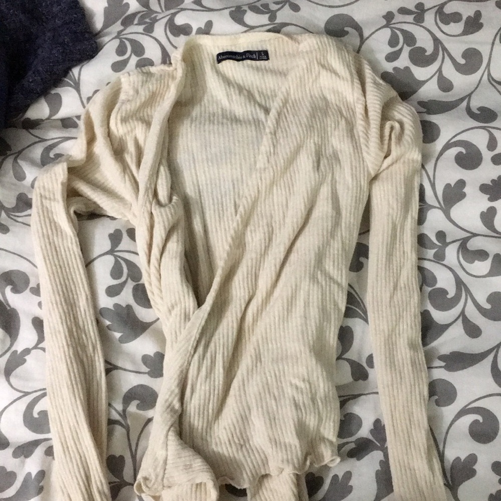 Wrap sweater